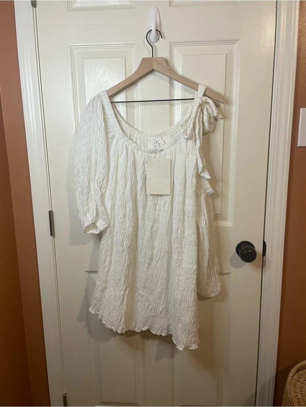Sabo Skirt Raisa Dress in White Size XS NWT